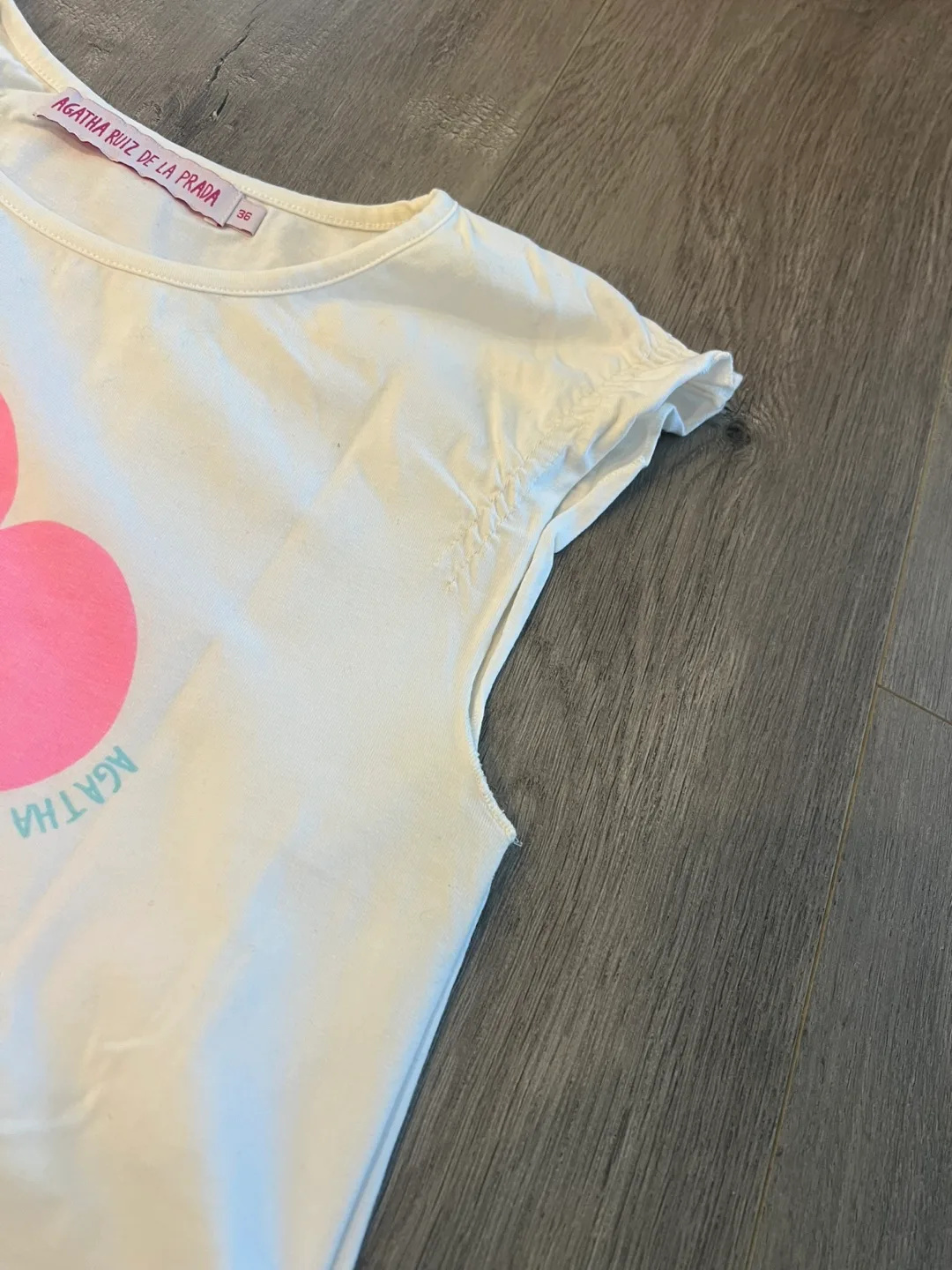 Agatha Ruiz de la Prada Maternity Shirt Size 36 Flower T-Shirt image indicator(7)