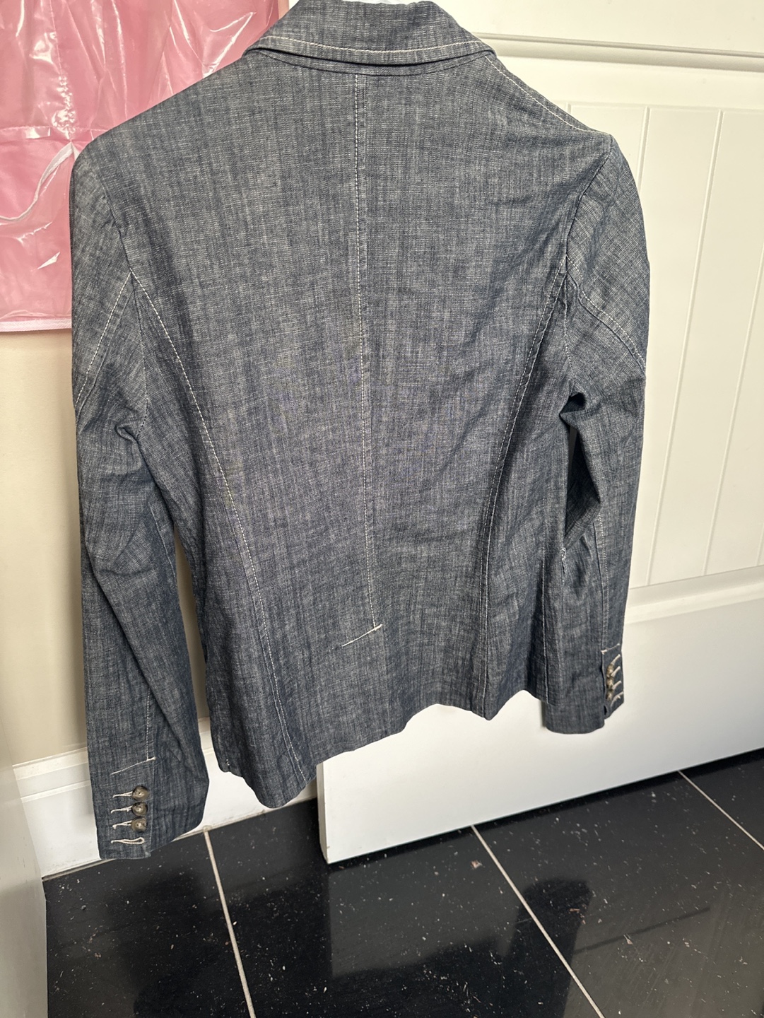 Jacob Size S/M Denim Blazer Jacket - photo 3