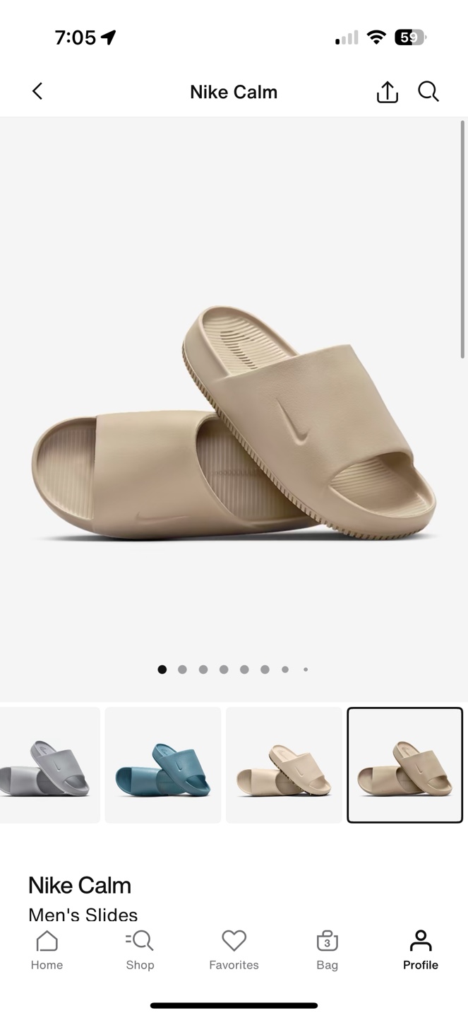 Nike Calm Men's Slides - Size 10/11 - photo 2