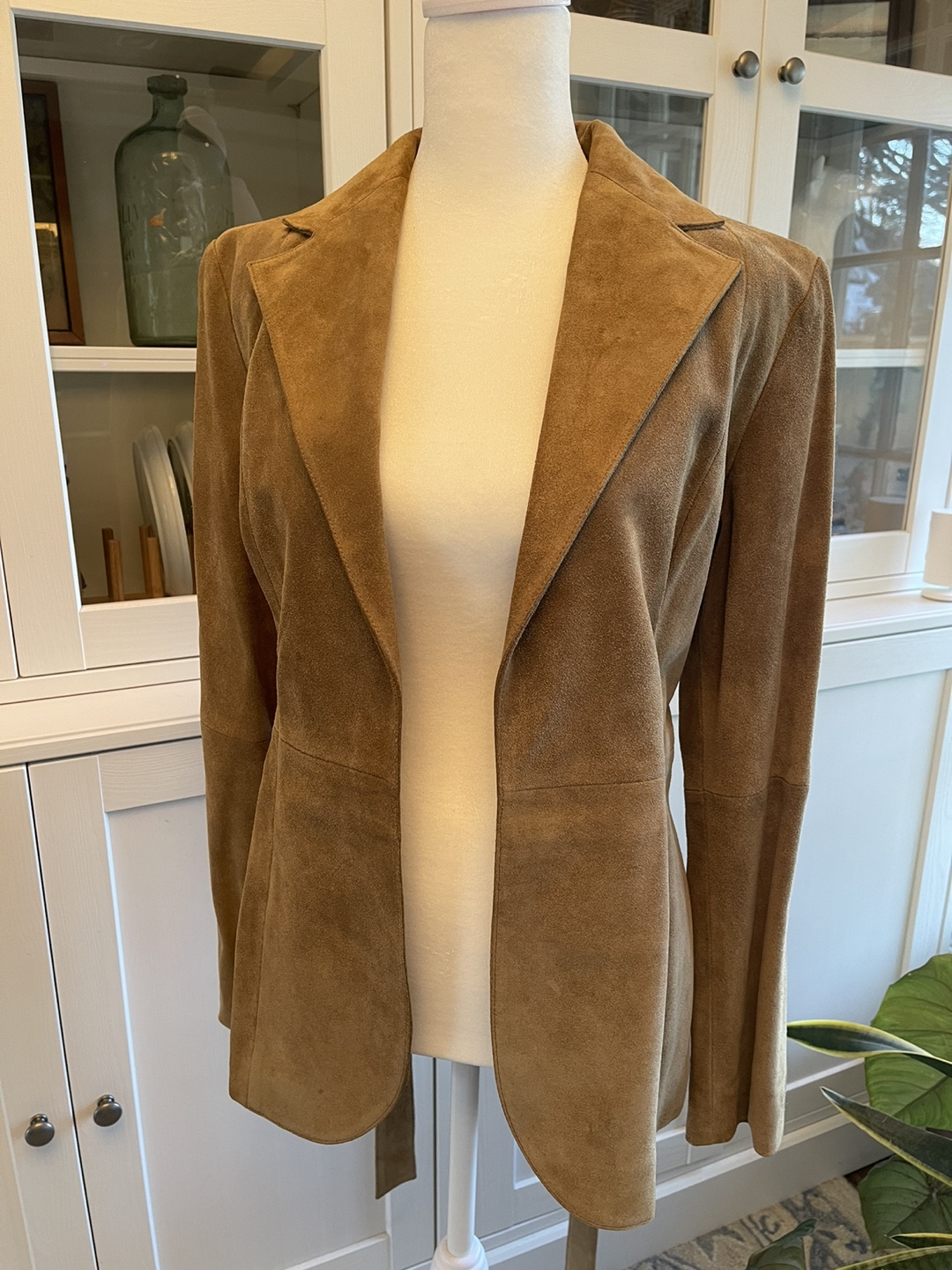 Banana Republic Brown Suede Jacket Size Small