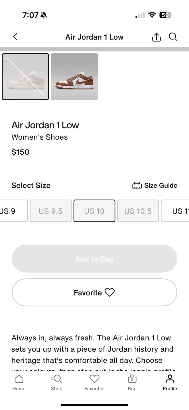 Women's Air Jordan 1 Low Pink Sneakers