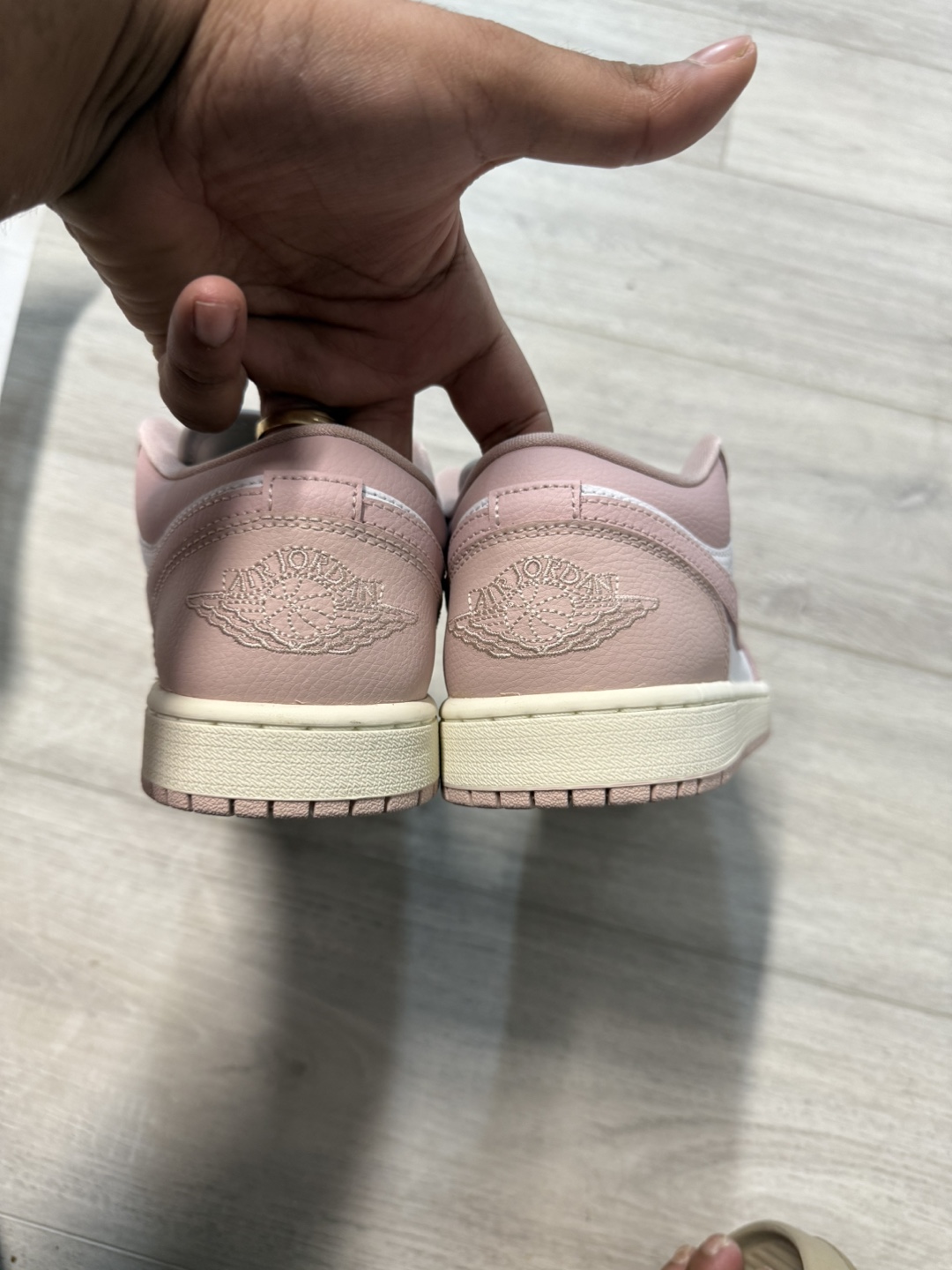 Women's Air Jordan 1 Low Pink Sneakers - photo 5