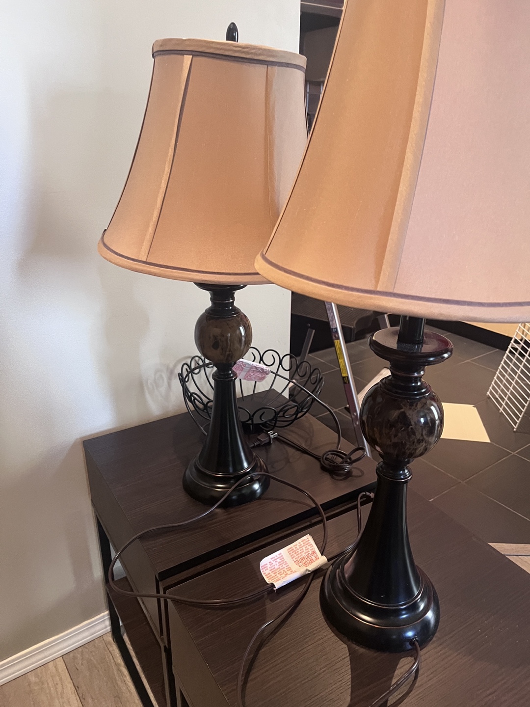 Pair of Table Lamps - Elegant Design