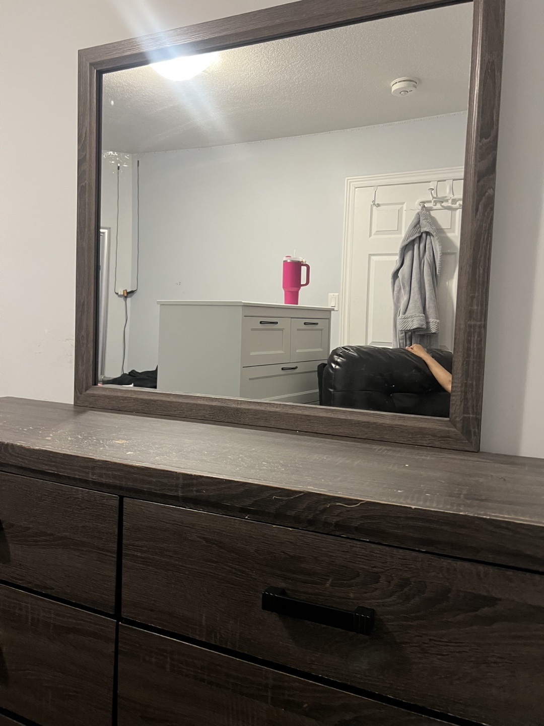 Six-Drawer Dresser with Mirror - photo 3