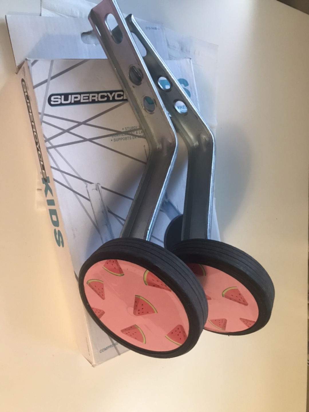 Supercycle Kids Training Wheels with Watermelon Design💚 - photo 3