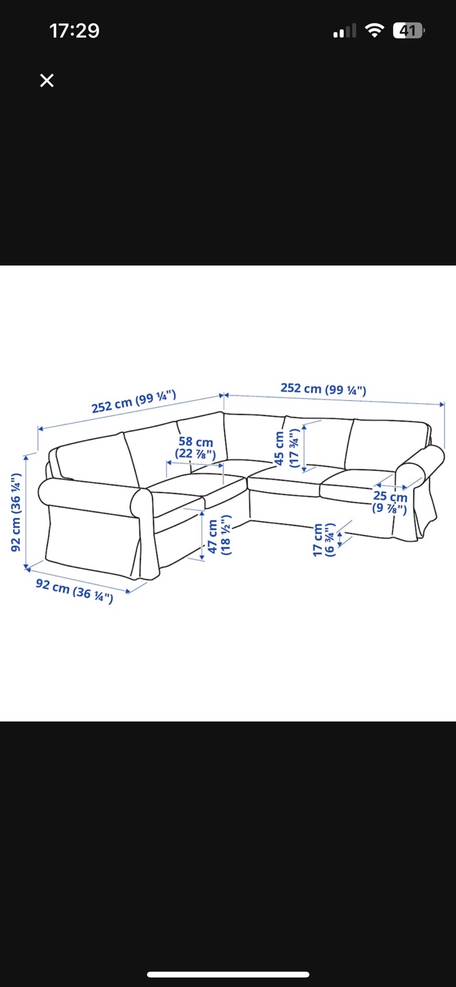 IKEA UPPPlAND Sectional Sofa - Hakebo Dark Gray - photo 2