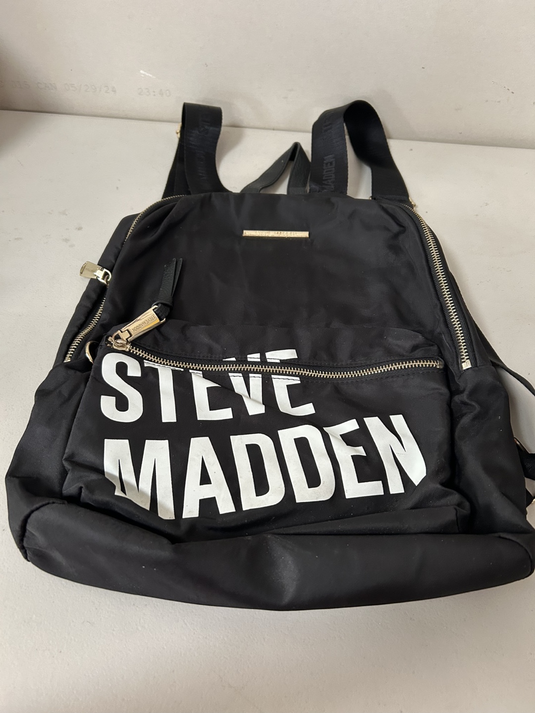 Steve Madden Black Backpack