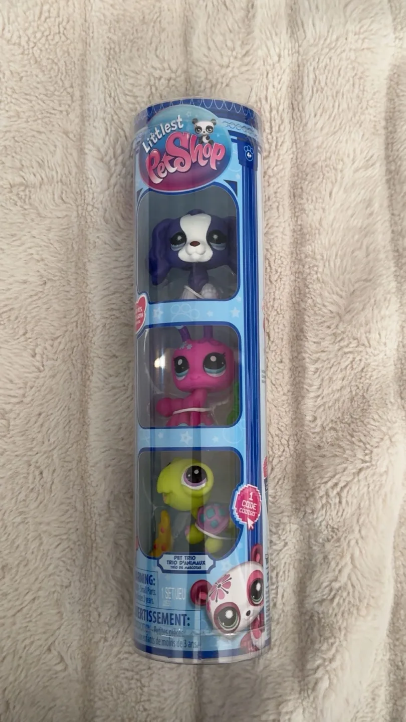 Littlest Pet Shop Trio Tube Wave 3 BNIB 2 Packs image indicator(2)