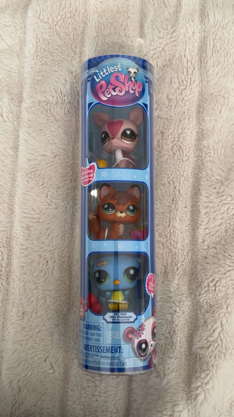 Littlest Pet Shop Trio Tube Wave 3 BNIB 2 Packs image indicator(3)