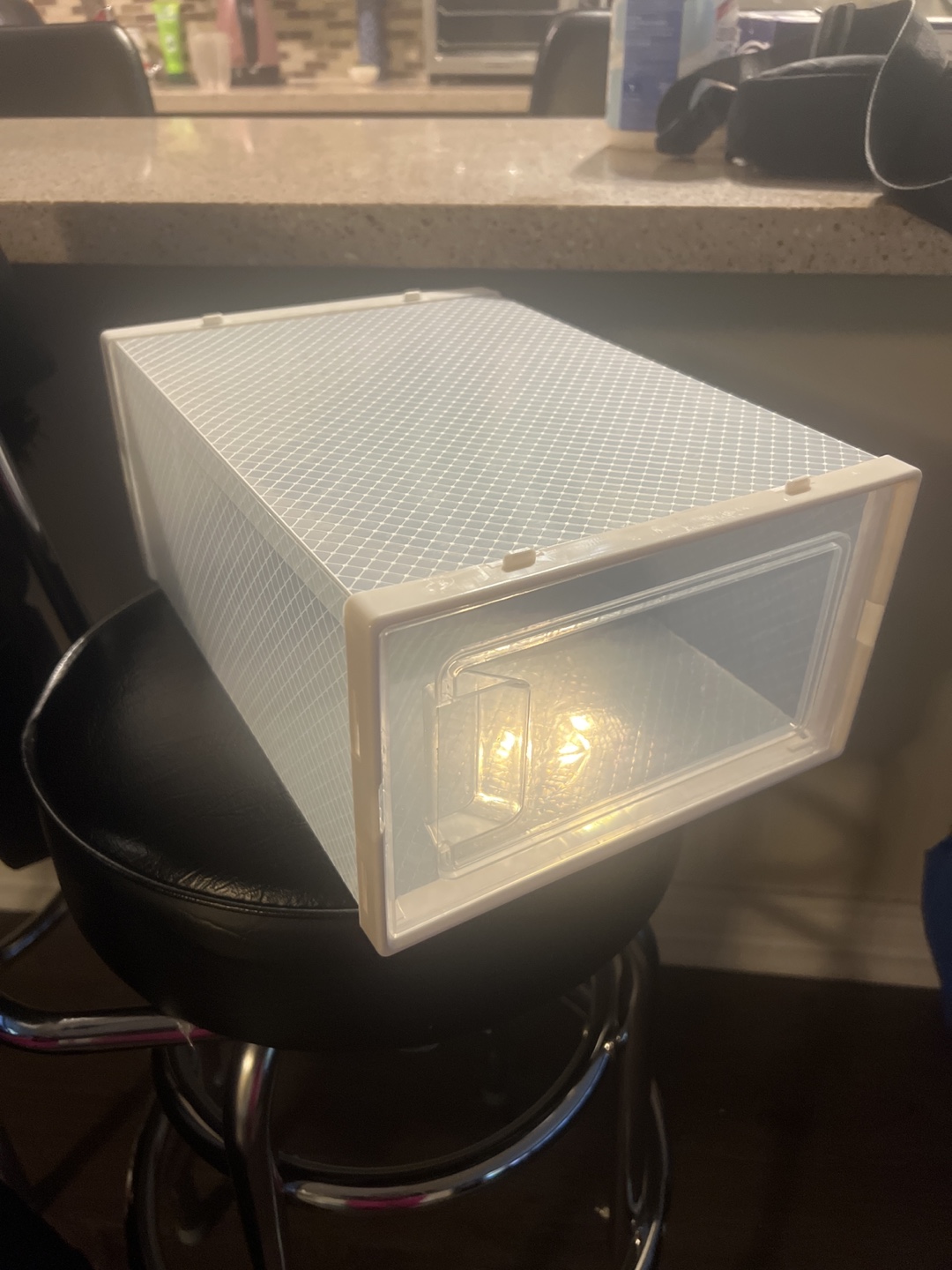 Clear Plastic Shoe Storage Box