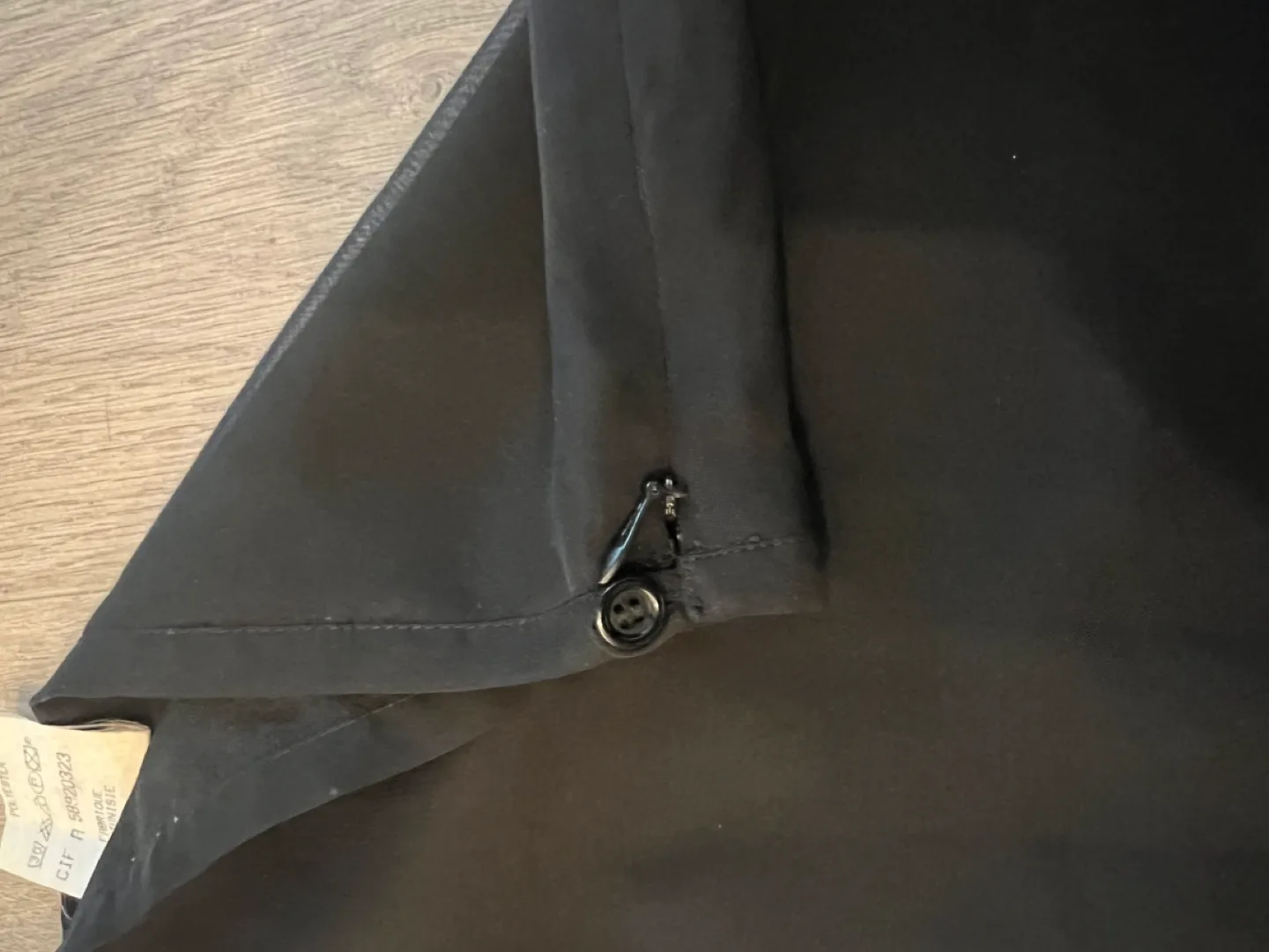 Black midi skirt with sheer overlay XS / S image indicator(5)