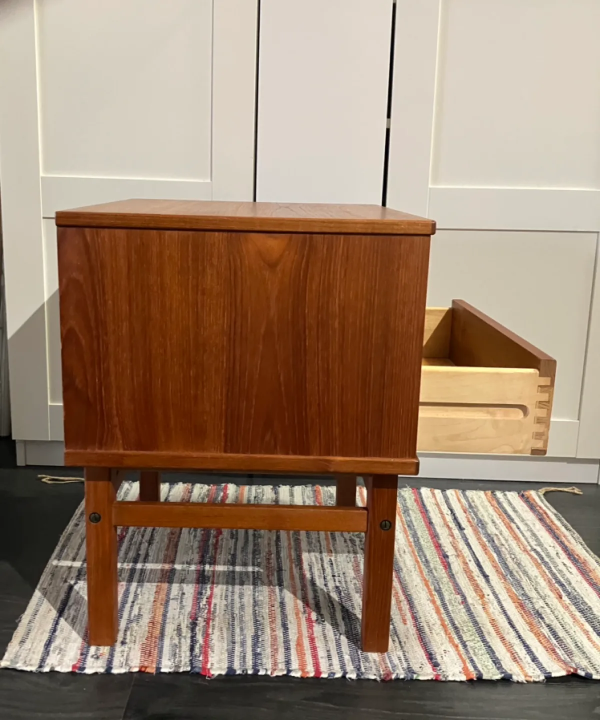 Vintage Mid-Century Modern Teak Nightstand image indicator(4)