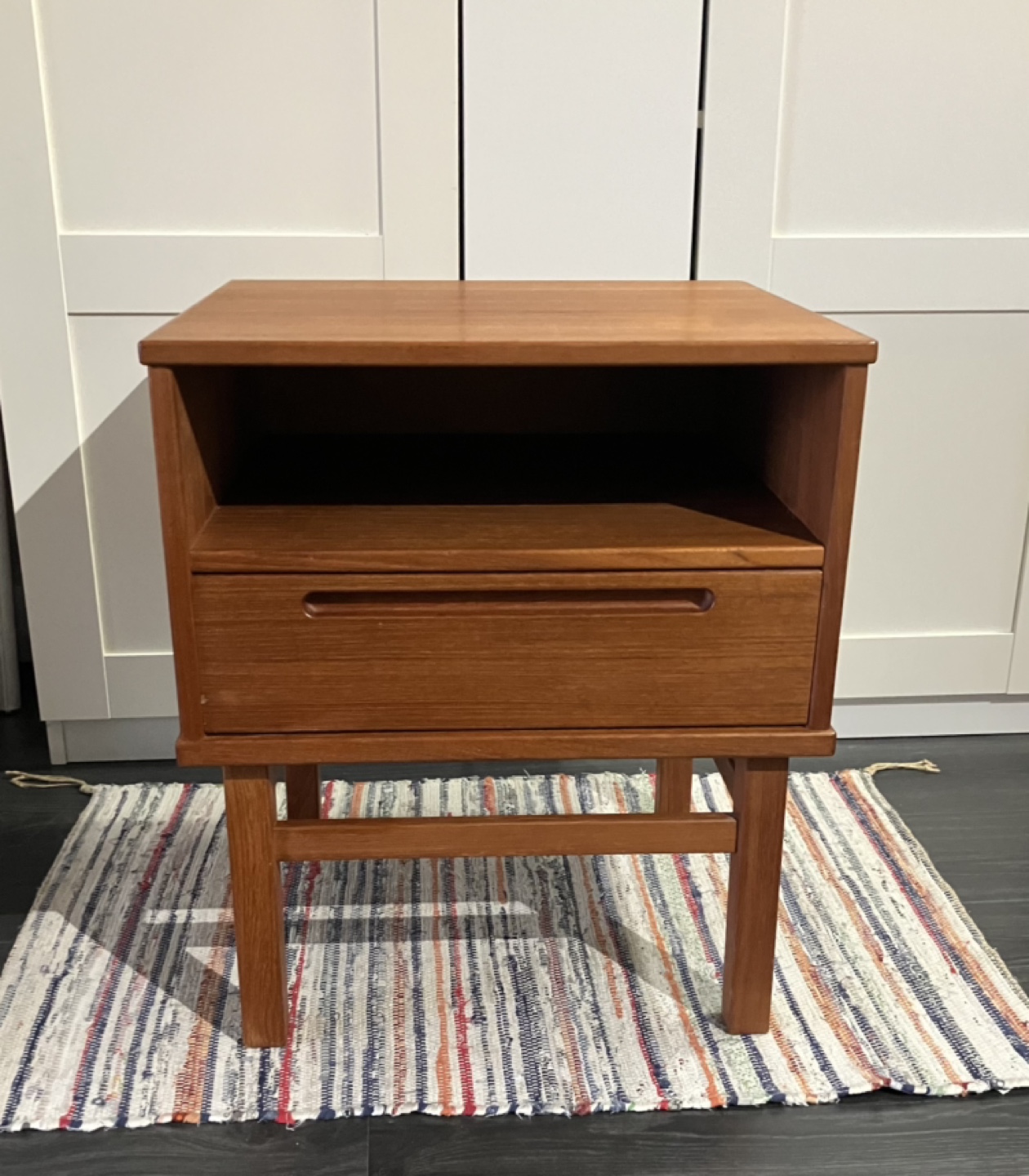 Vintage Mid-Century Modern Teak Nightstand
