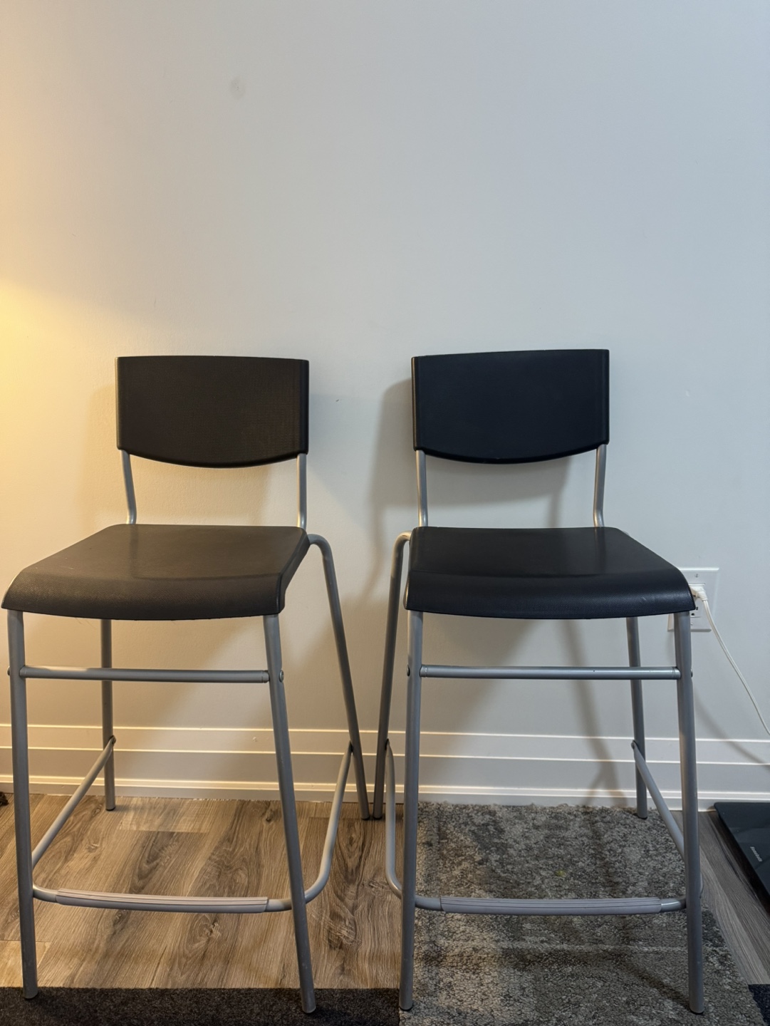 Pair of Modern Counter Height Stools