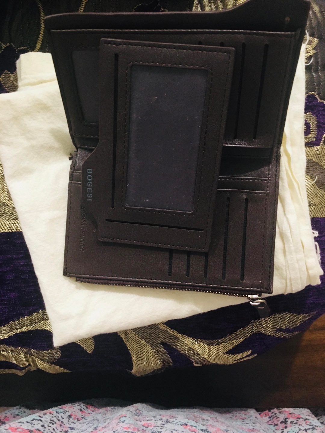 BOGESI Brown Leather Wallet - photo 3