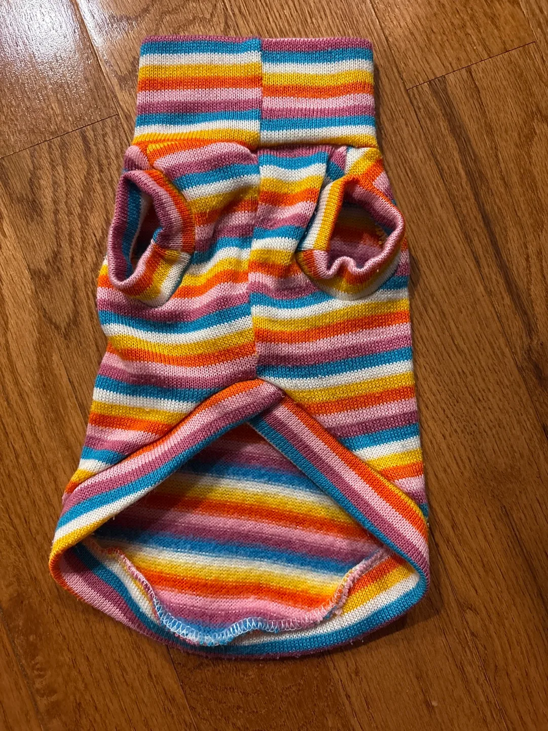 Adorable Dog Sweater - Rainbow Stripes image indicator(2)