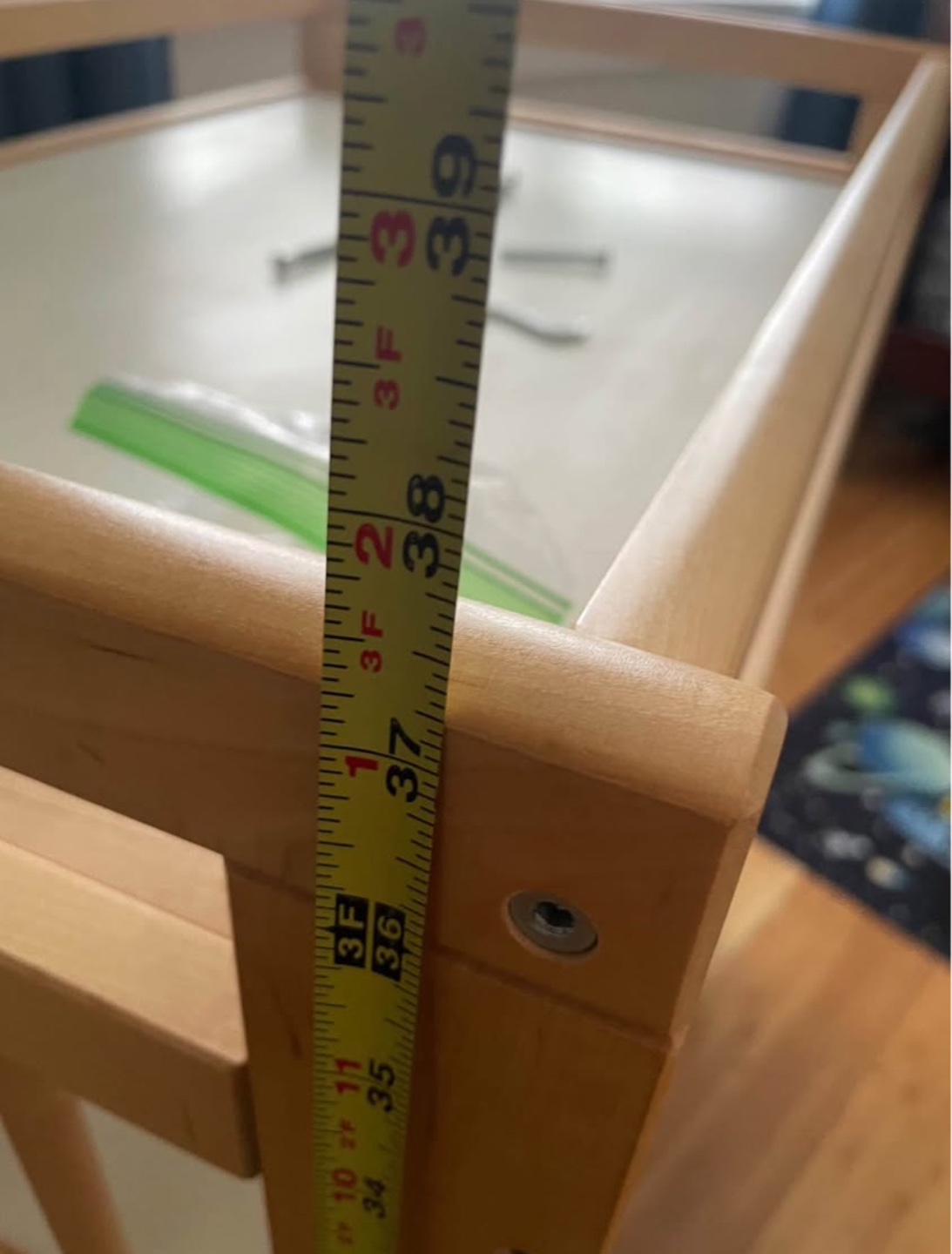 IKEA Gulliver Changing Table with Two Shelves - photo 4