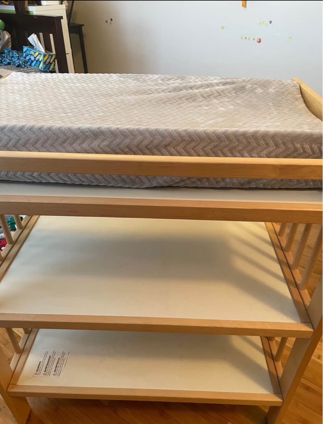 IKEA Gulliver Changing Table with Two Shelves - photo 5