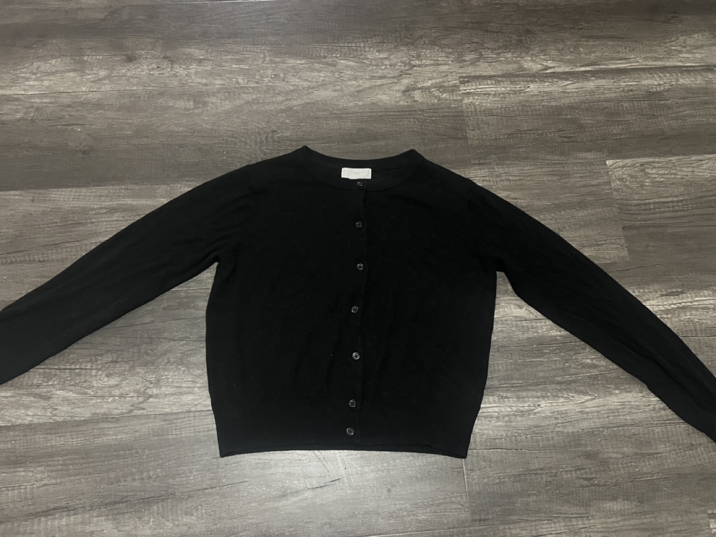 Women's Black Cardigan Sweater