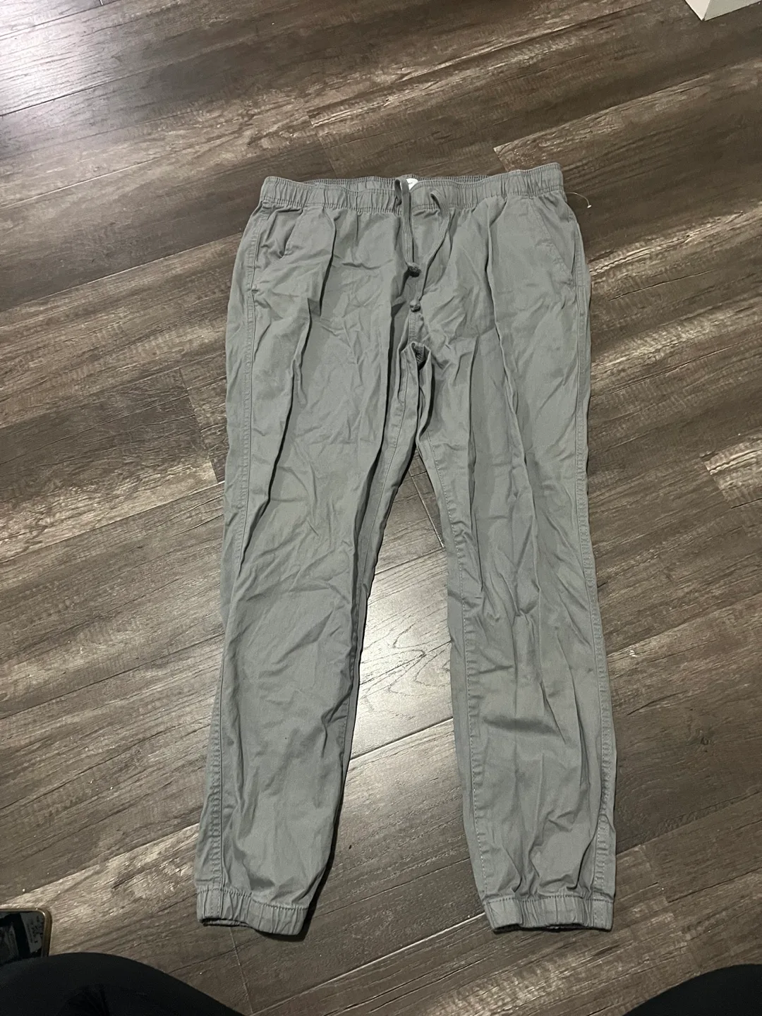 Men's Grey Khaki Joggers thumbnail