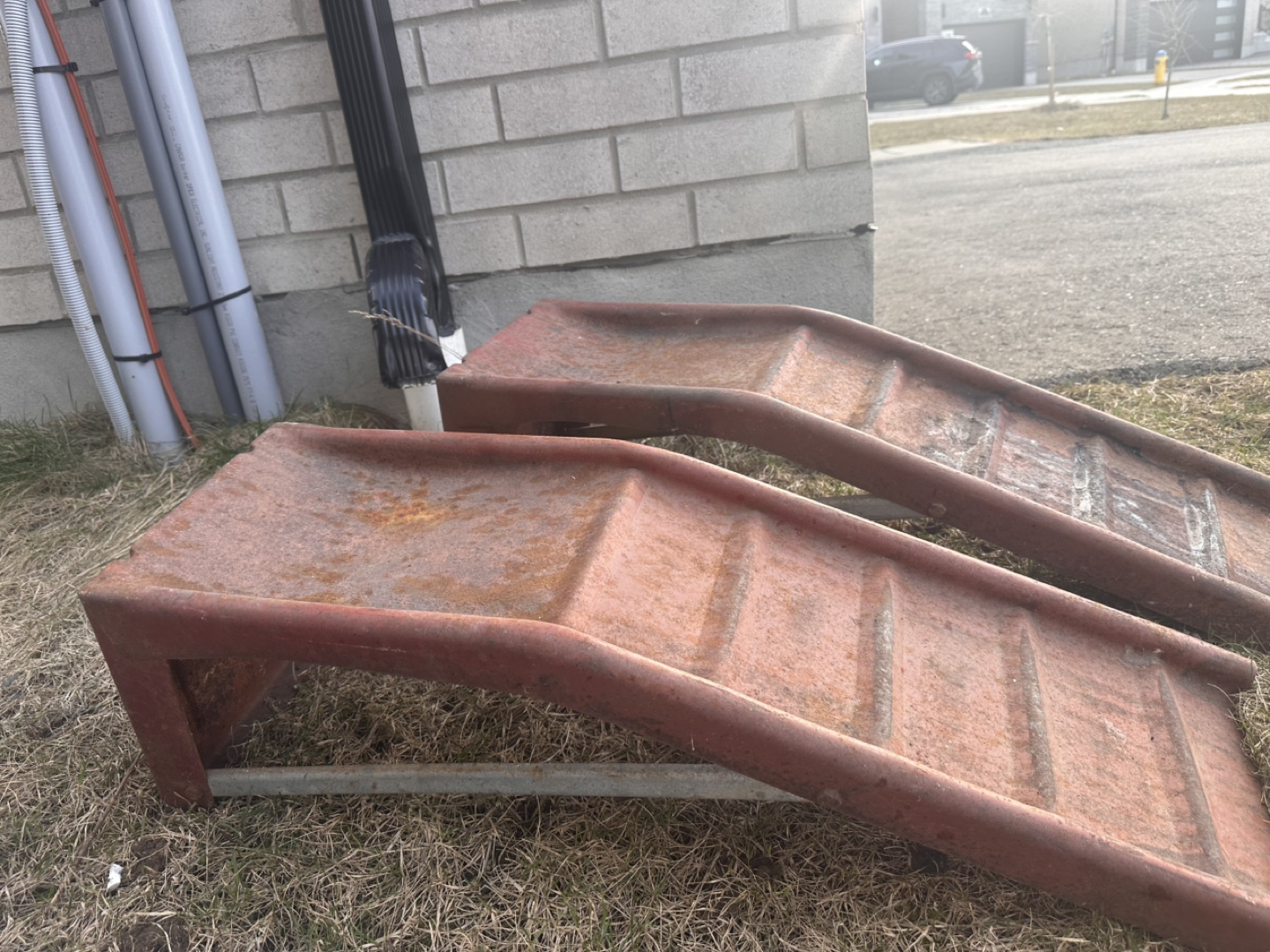Pair of Metal Car Ramps