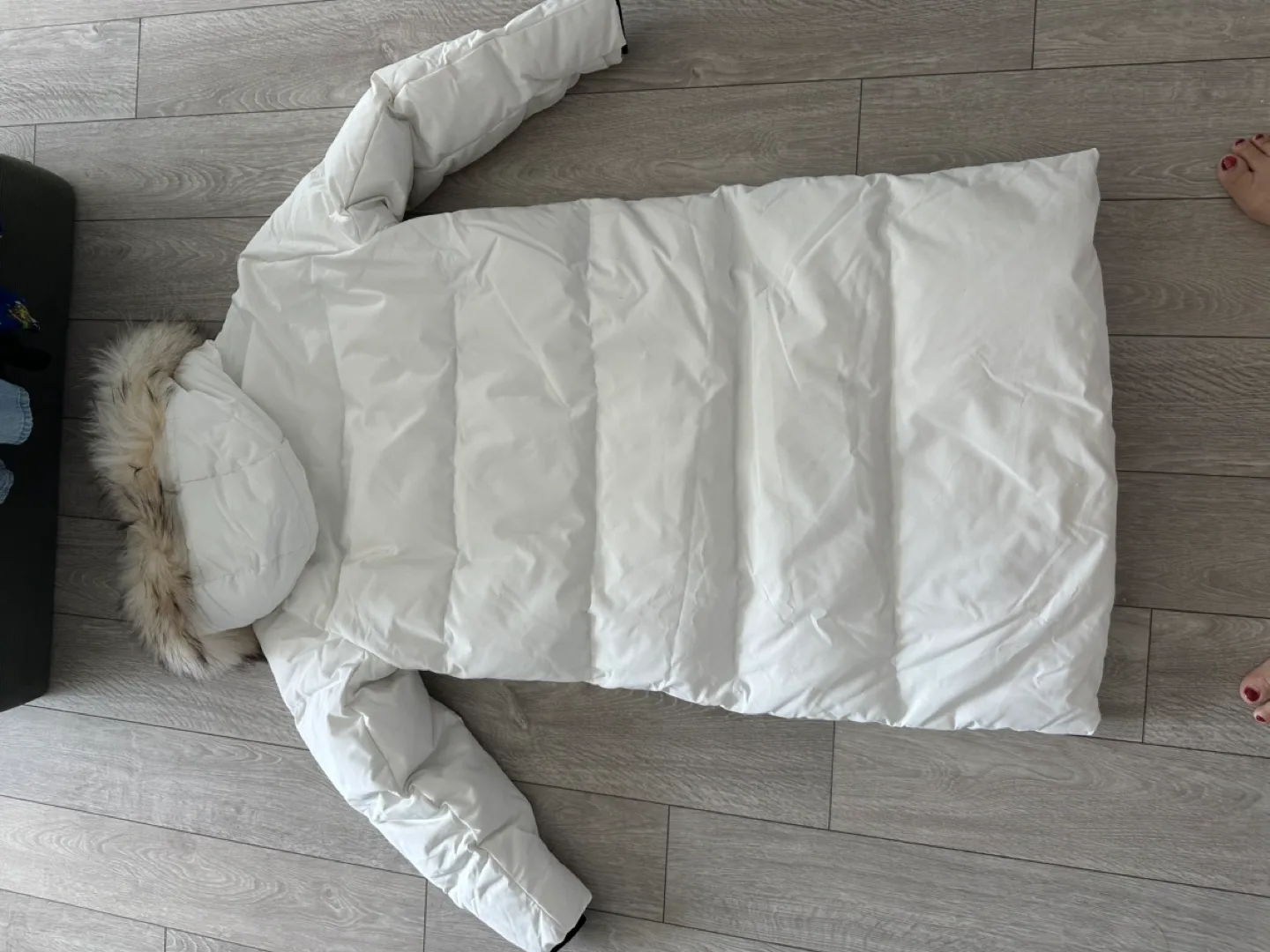 White Long Down Coat image indicator(2)