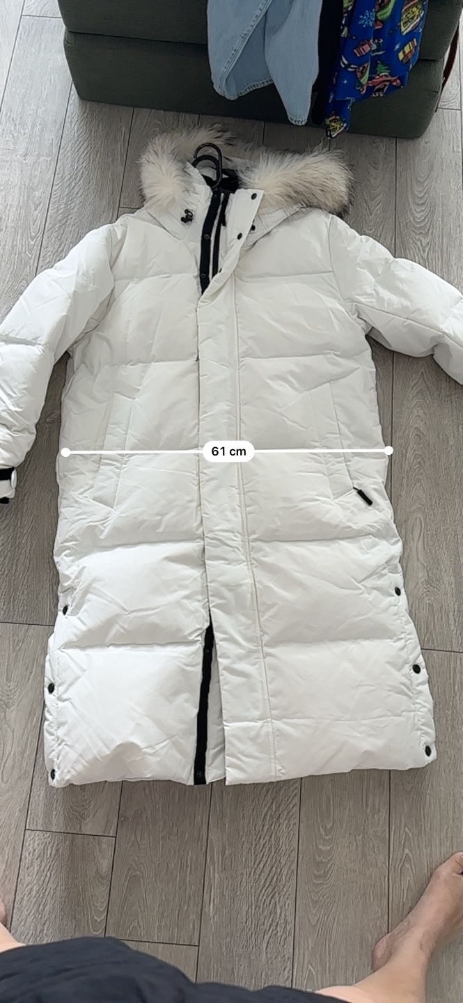 White Long Down Coat