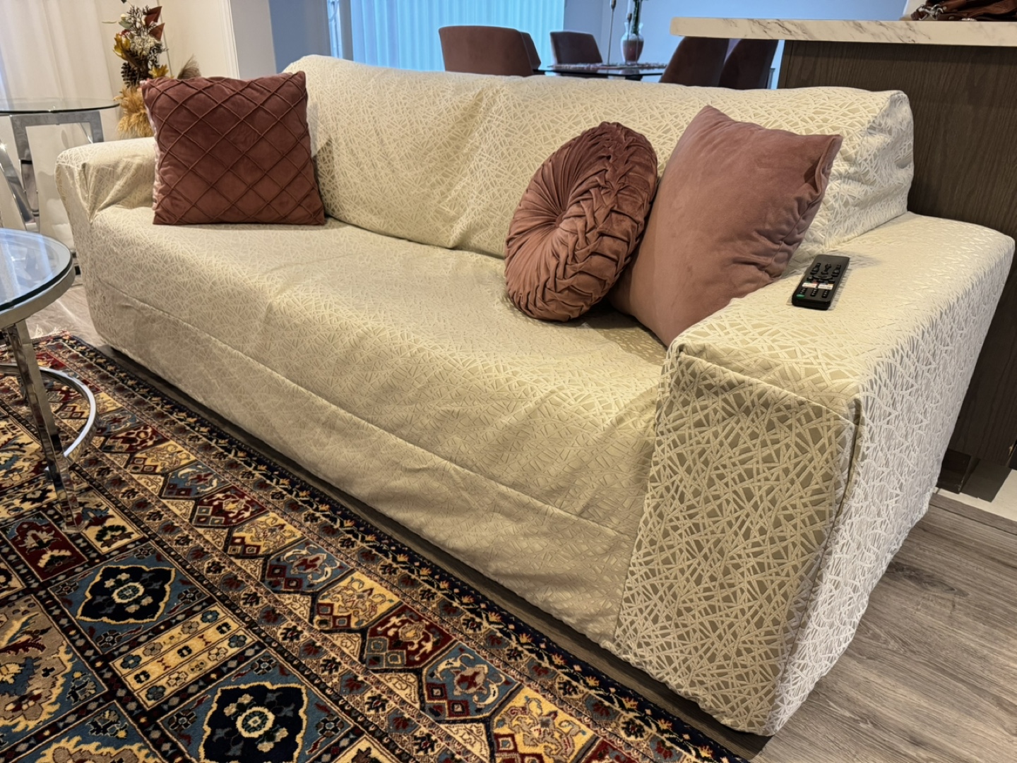Beige Sofa  (Set of 3)