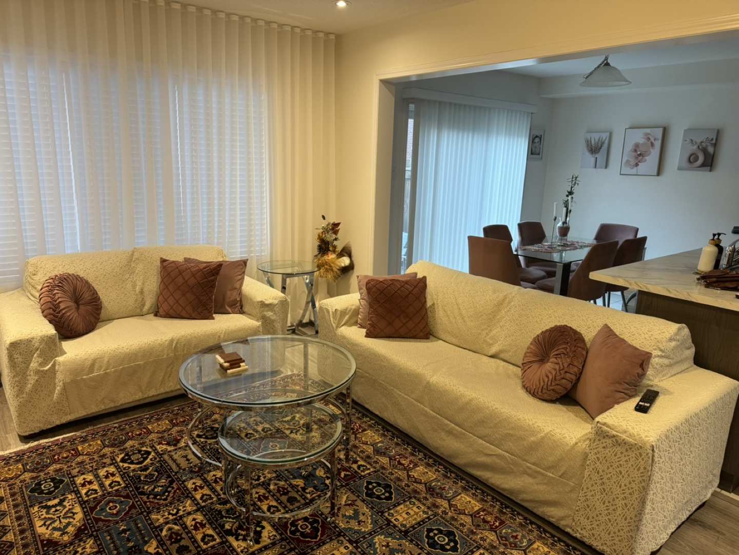 Beige Sofa  (Set of 3) - photo 4