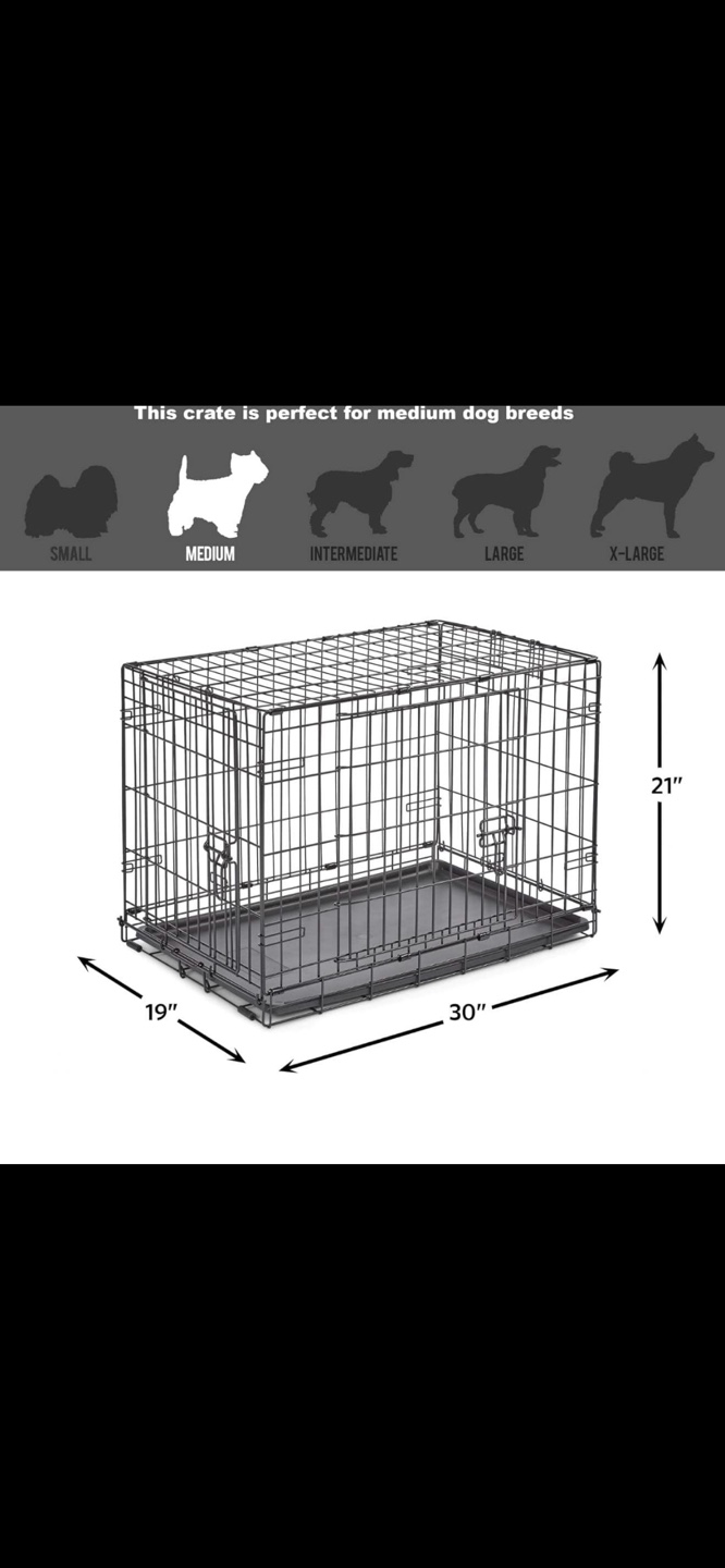 Dog Crate for Medium Breeds