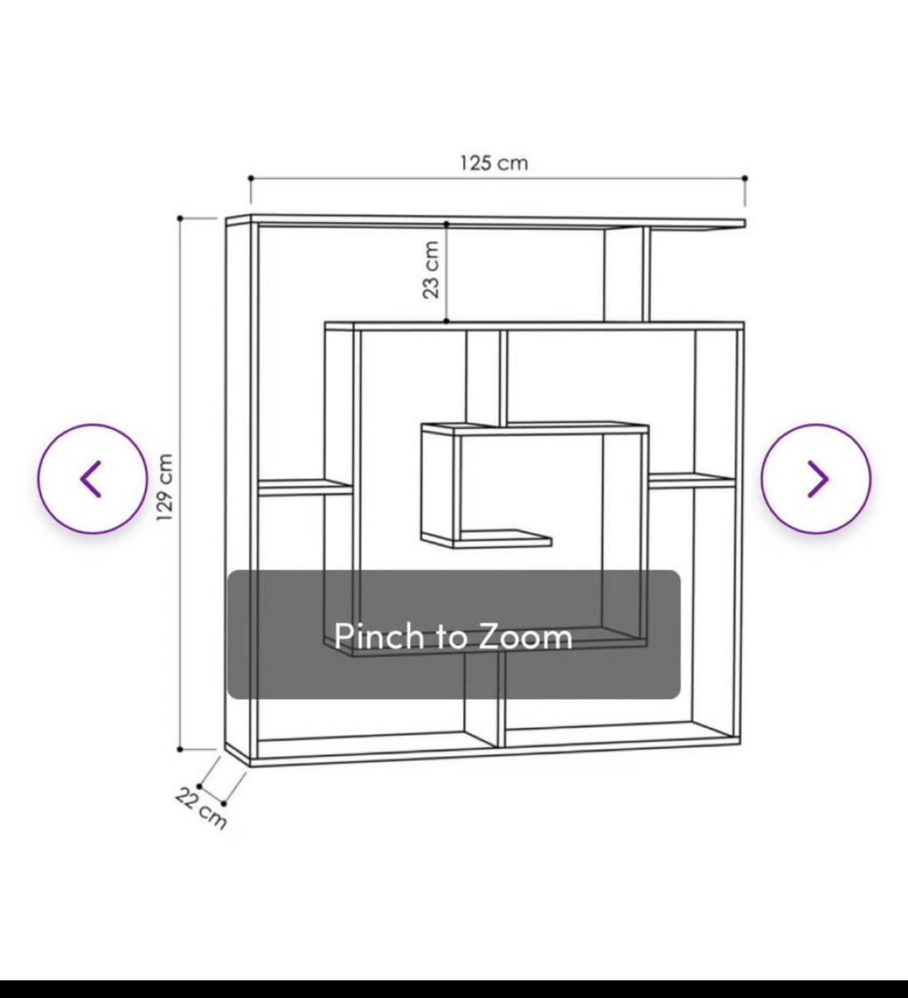 Modern Maze Bookcase - Unique Room Divider - photo 3