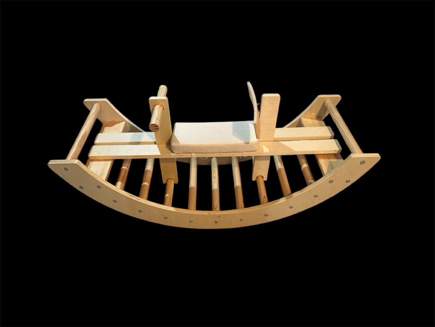 Wooden Rocking Horse Toy / arch climber