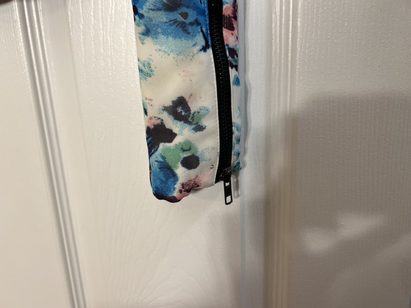 Nameless Brand Floral Print Moto Jacket - Size Small - photo 4