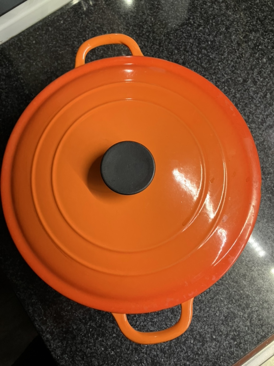 Le Creuset Enamelled Cast Iron Round Dutch Oven with Lid