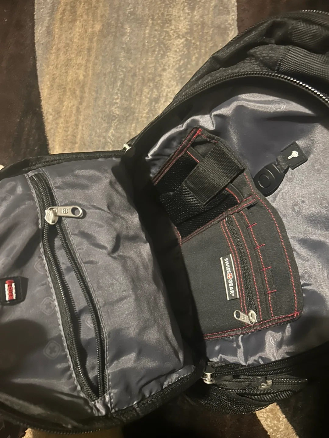 Swiss Gear Black Backpack image indicator(3)