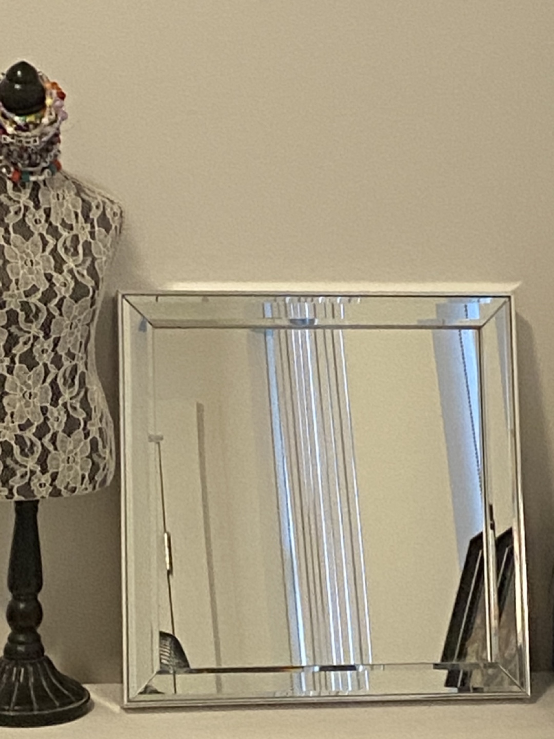 Silver Framed Mirror