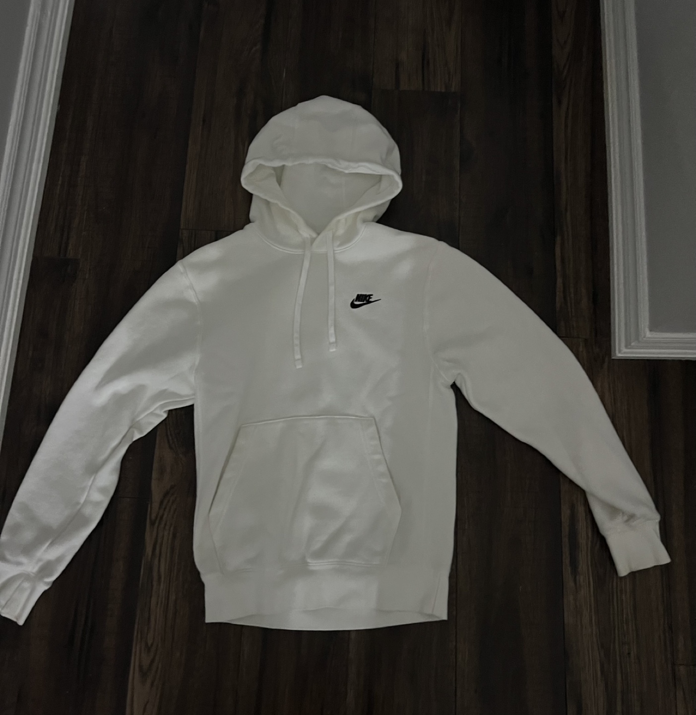 Men’s Nike White Hoodie - Size XS