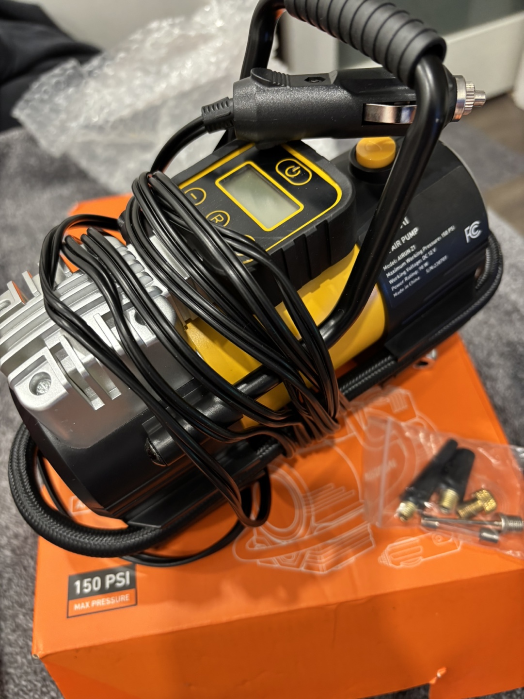 ASTROAI AIRUN Z1 Portable 150 PSI Car Air Pump - photo 2