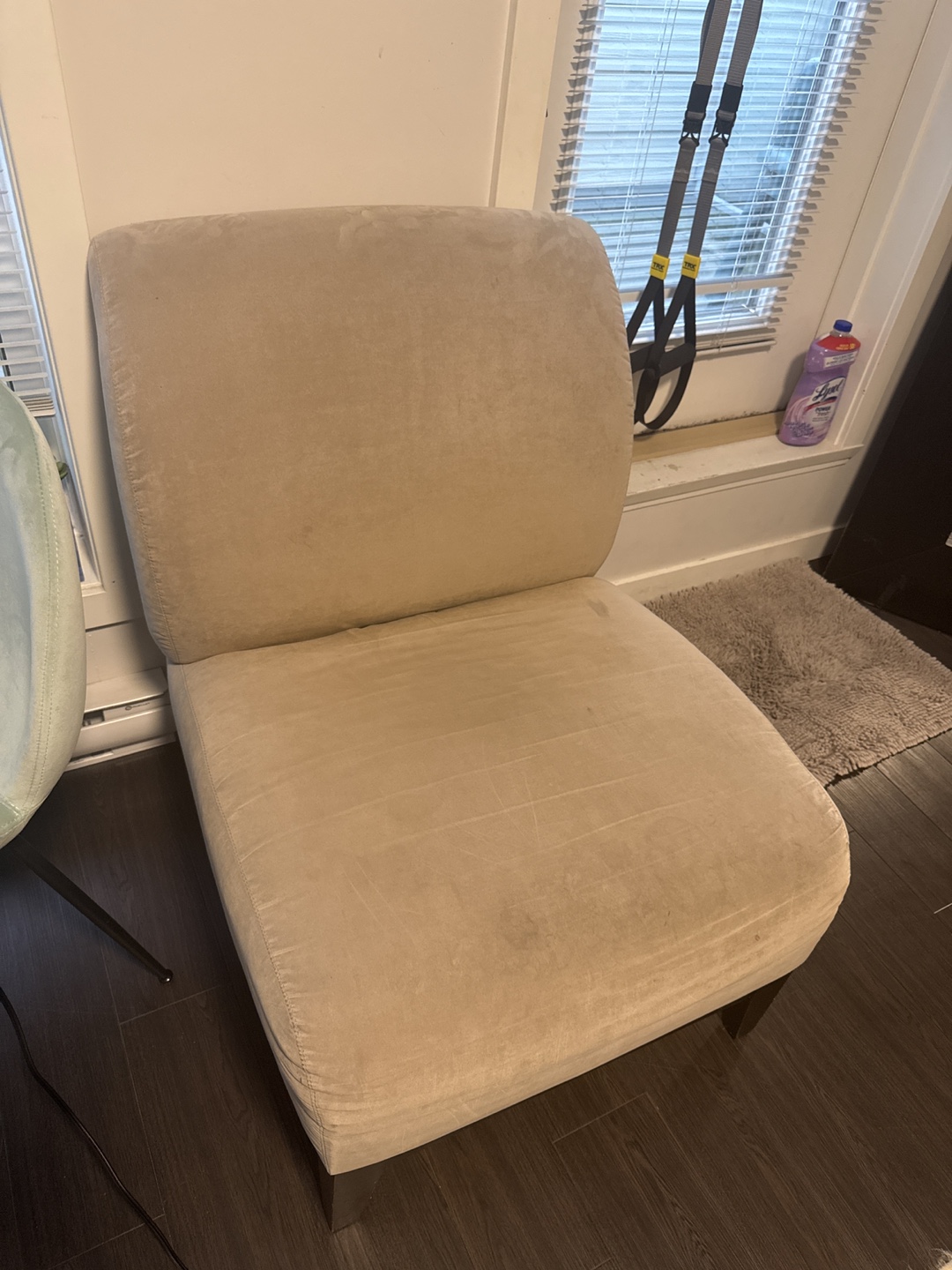 Armless chair beige 💚 - photo 3