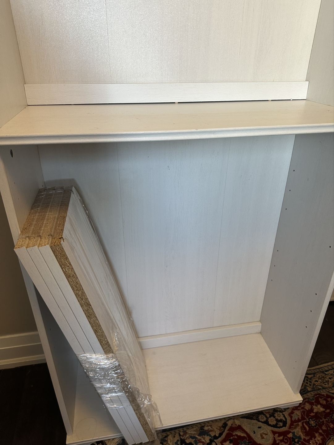 Assembled White Bookcase - photo 2