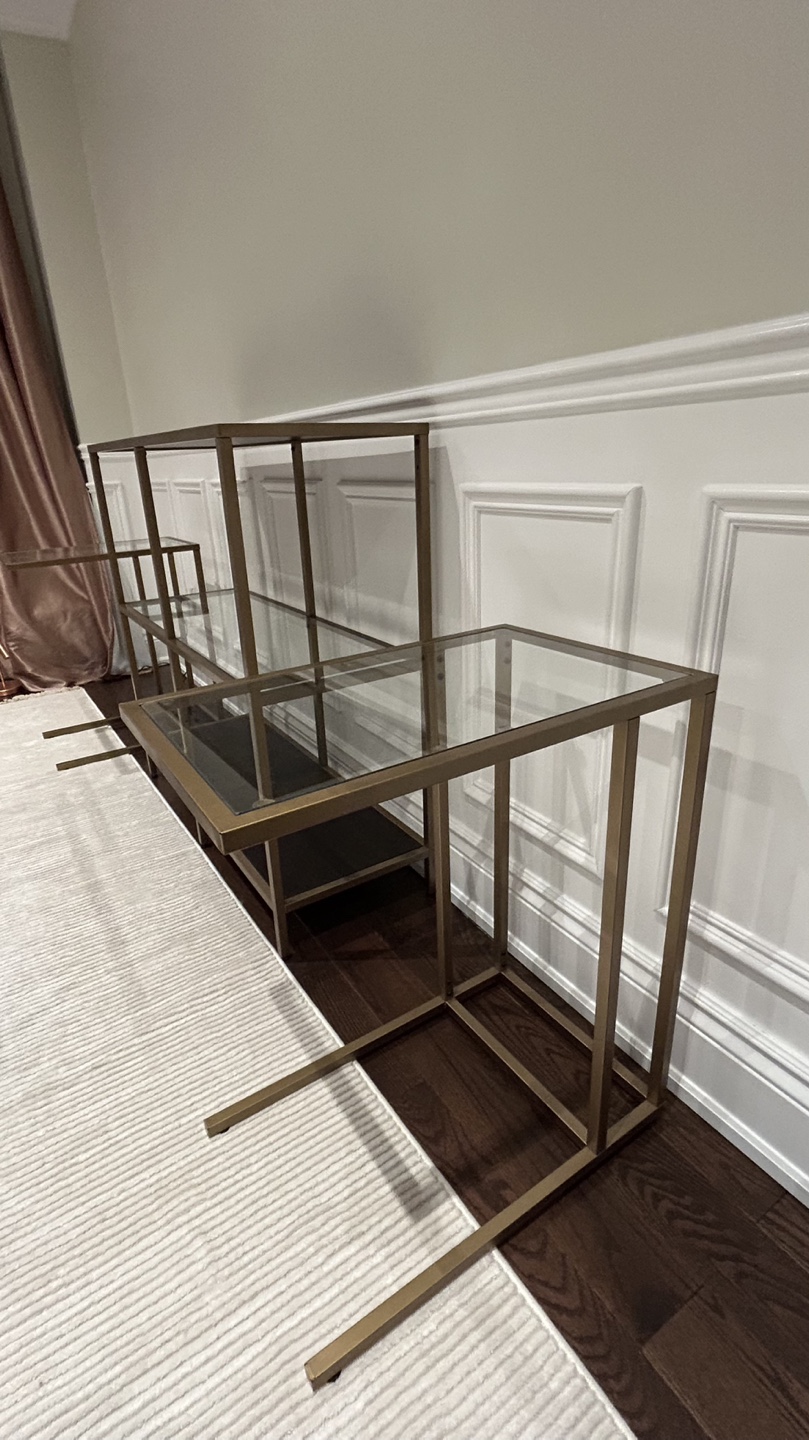End tables, coffee tables and shelf set - photo 5