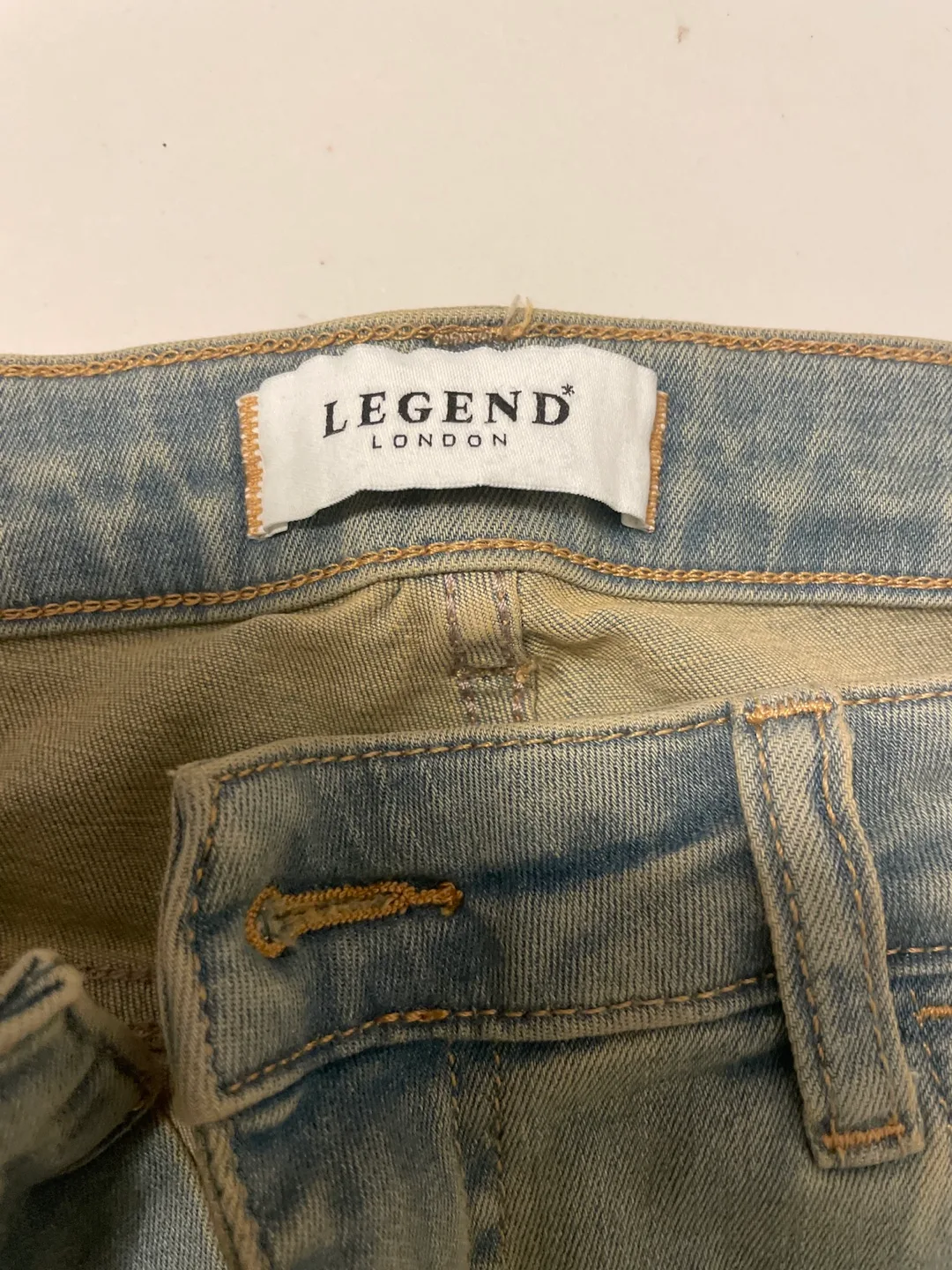 Legend London Men's Sprayon Jeans - Size W32 L28 image indicator(2)