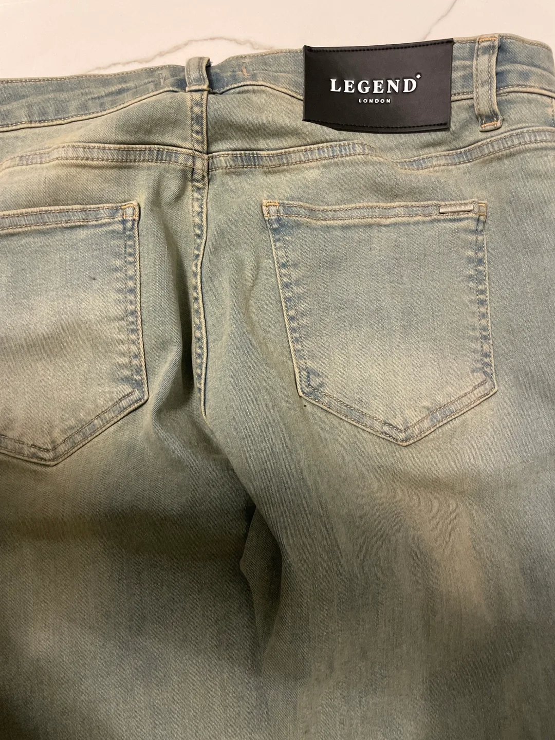 Legend London Men's Sprayon Jeans - Size W32 L28 image indicator(3)