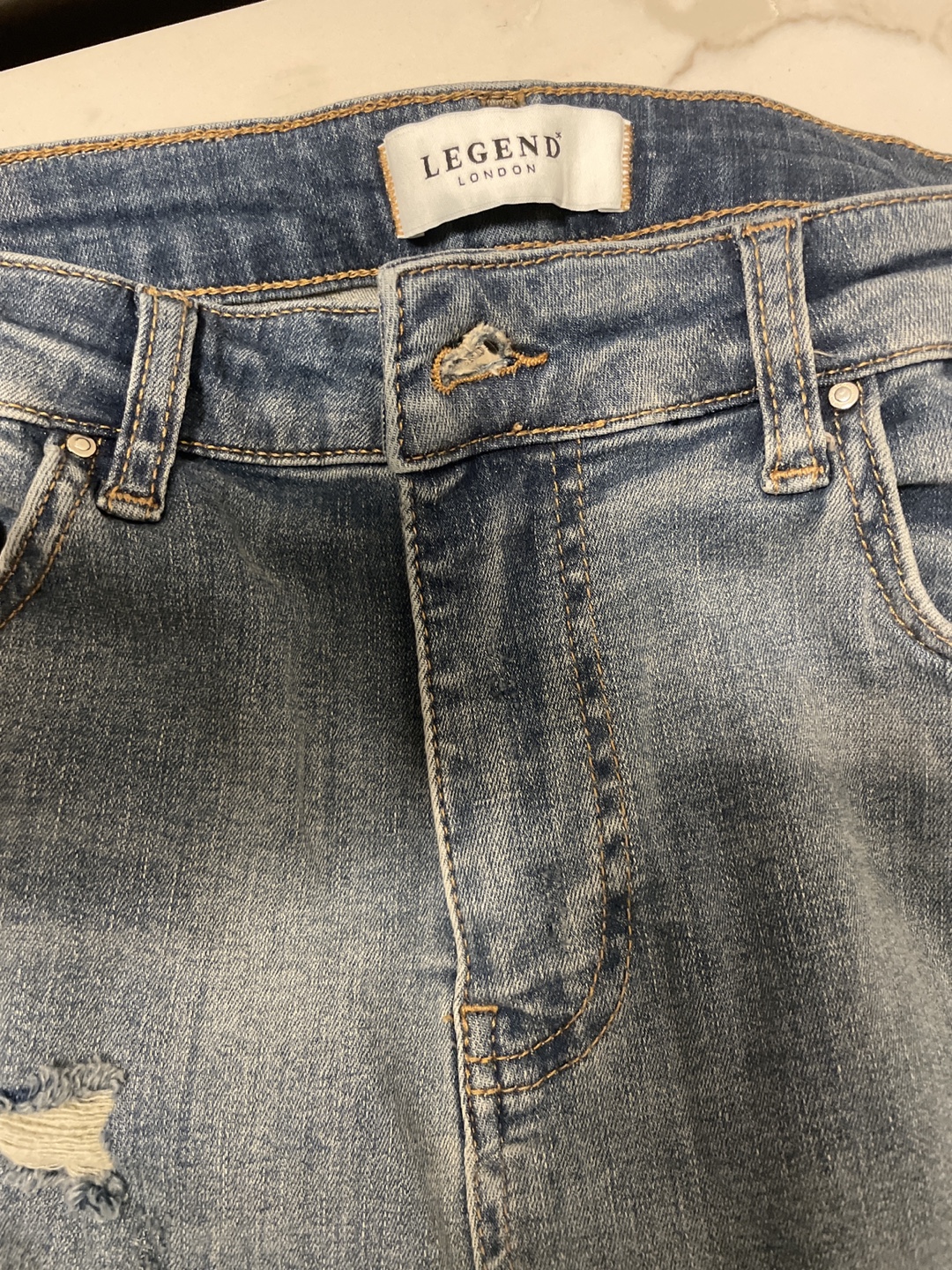 Men's Legend London Spray On Jeans - Size W32 L28 - photo 2