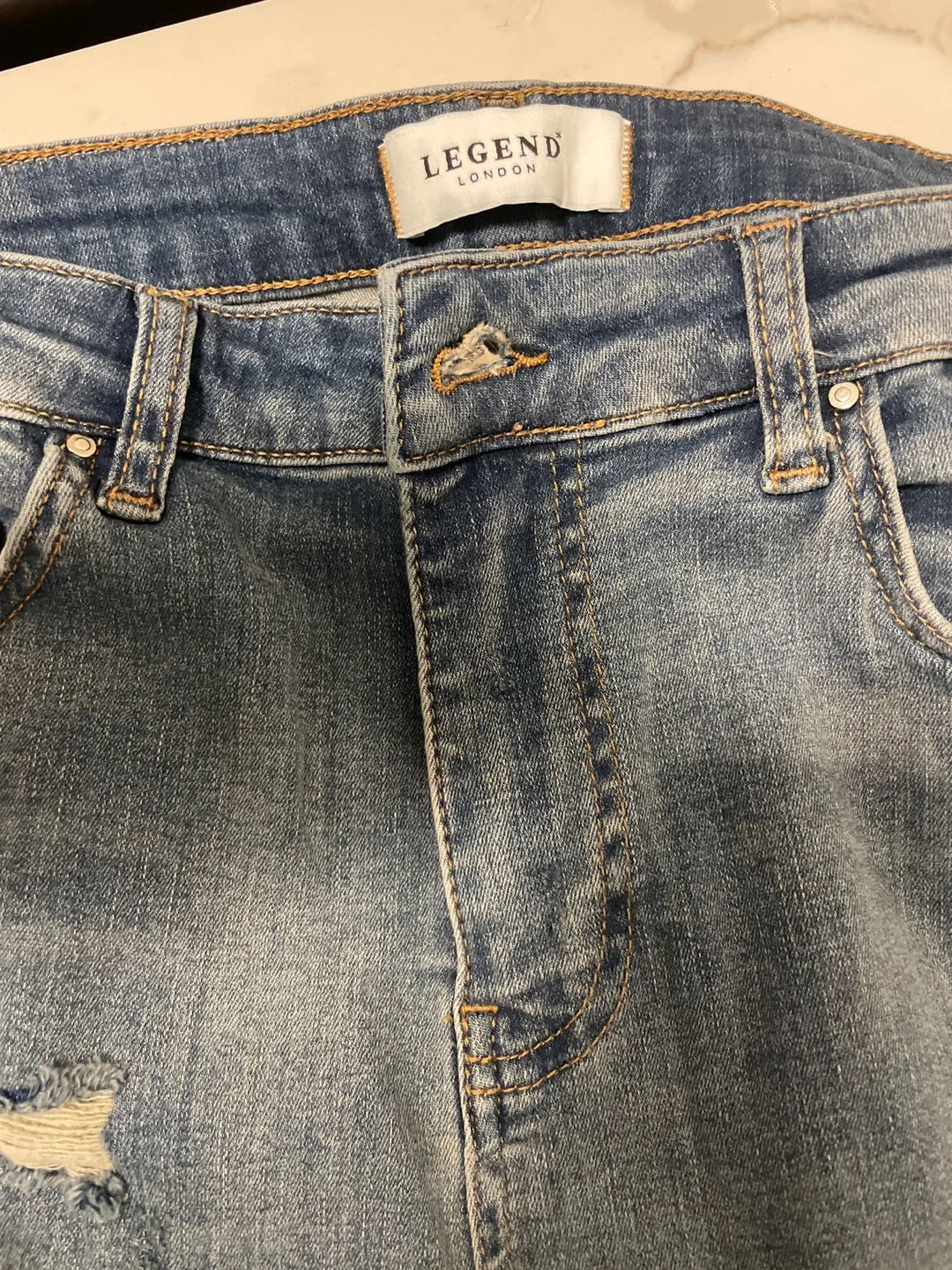 Men's Legend London Spray On Jeans - Size W32 L28 image indicator(2)