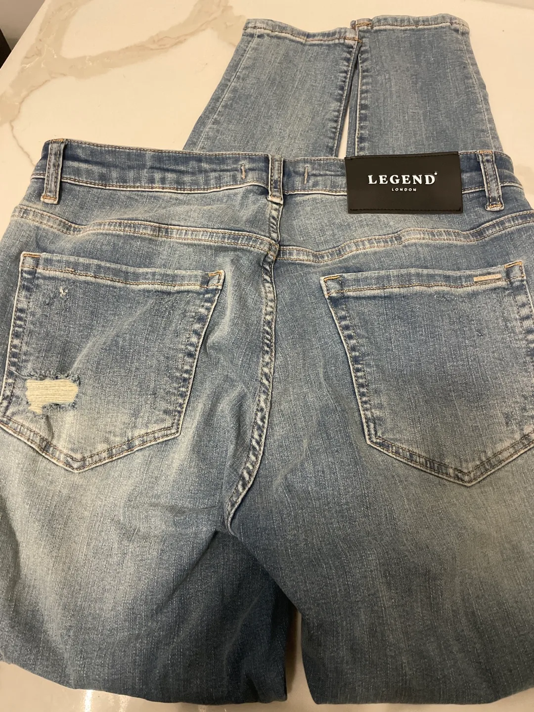 Men's Legend London Spray On Jeans - Size W32 L28 image indicator(3)