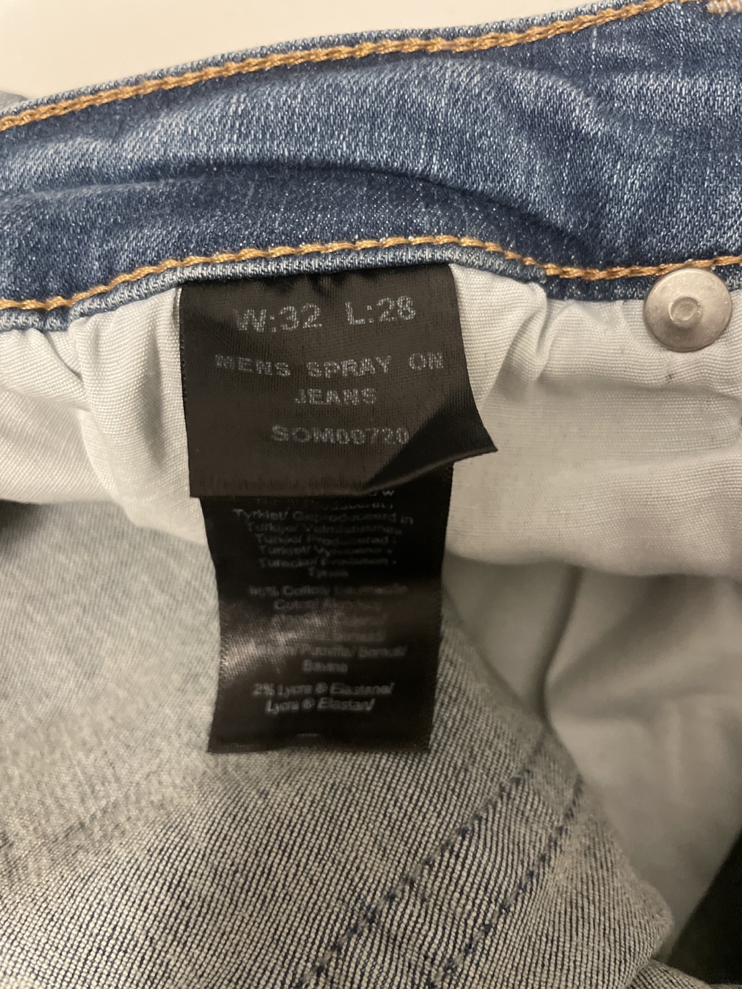 Men's Legend London Spray On Jeans - Size W32 L28 - photo 4