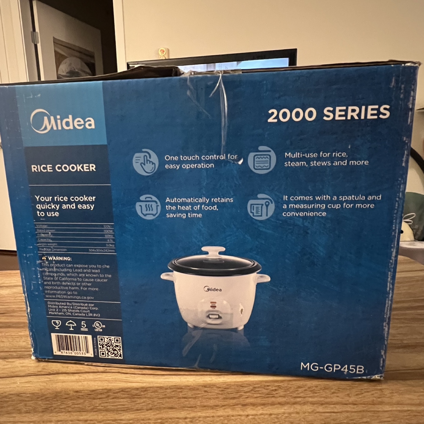 💚Midea 4.5L Rice Cooker - 2000 Series - MG-GP45B - photo 5
