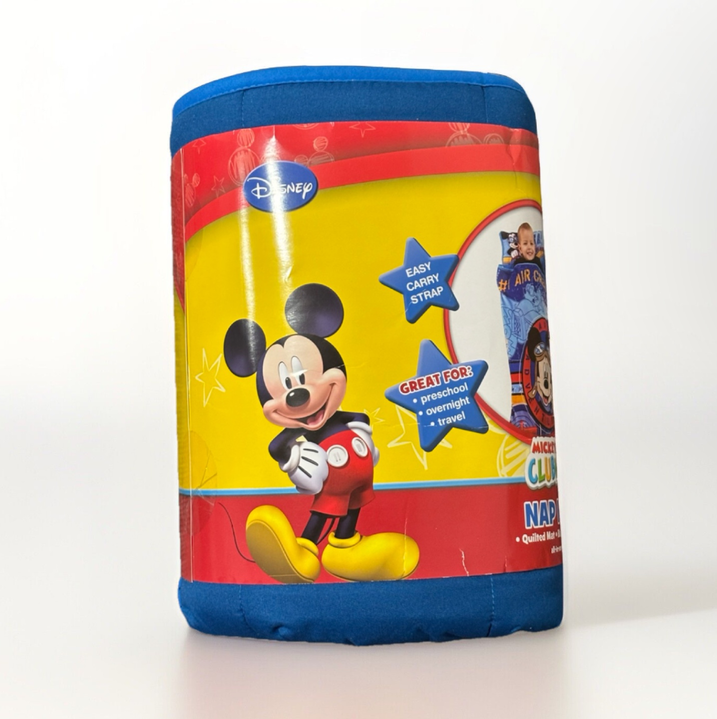 Mickey Mouse Clubhouse Nap Mat - Quilted Mat, Blanket & Pillow