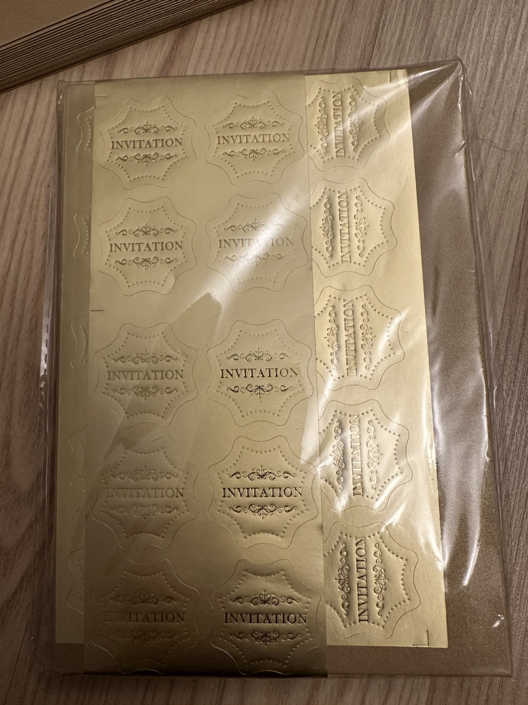 Wedding Invitation Envelopes & Gold Seals - photo 2